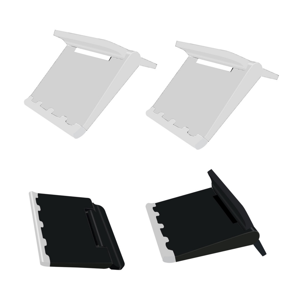 1 Cặp Giá Đỡ Laptop Tăng Chiều Cao Tản Nhiệt Chống Trượt 2 Màu Tùy Chọn Điện Thoại