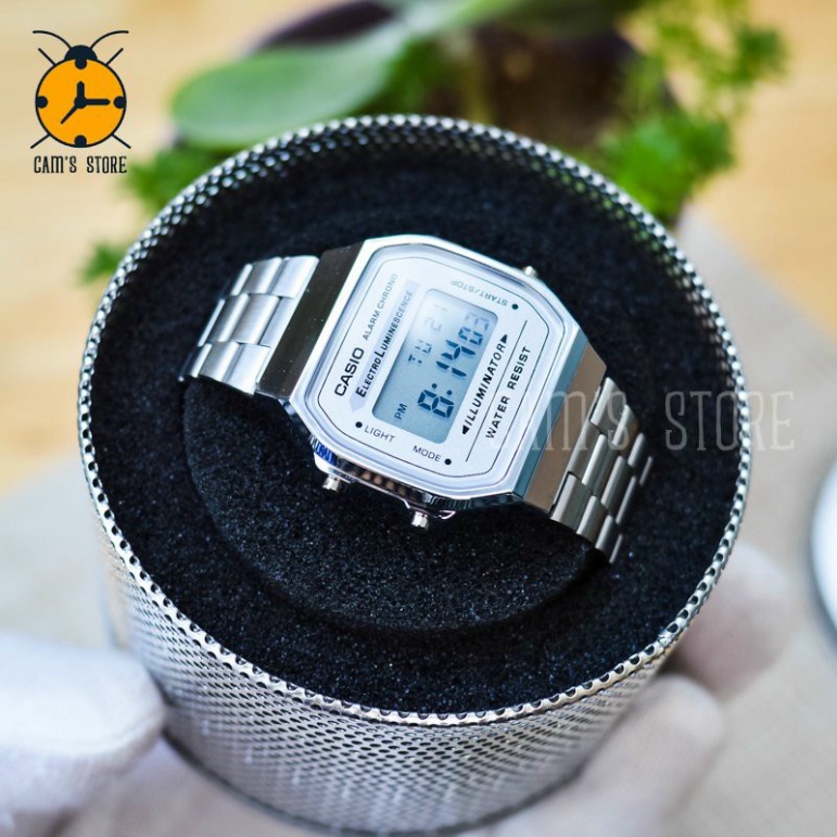 Đồng hồ Casio Nam A168WA-1WDF huyền thoại.