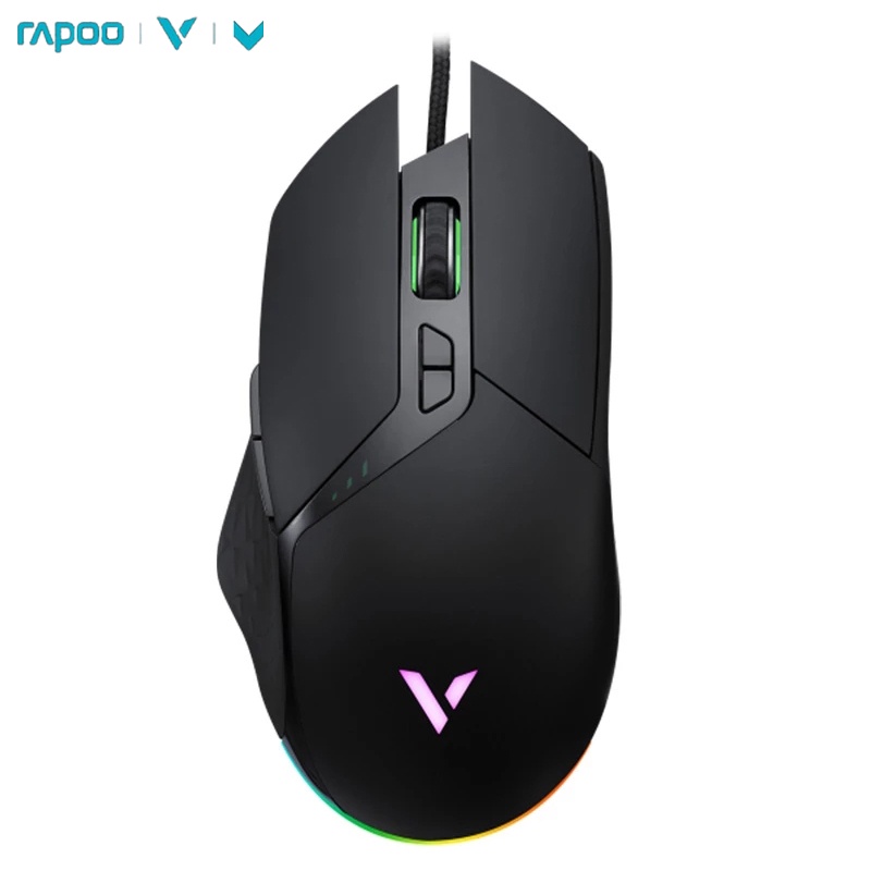 【6 tháng hư hỏng có thể thay mới】Chuột Dây USB RGB Rapoo VT30 Dùng Để Chơi Game PUBG / Tại Nhà / Văn Phòng