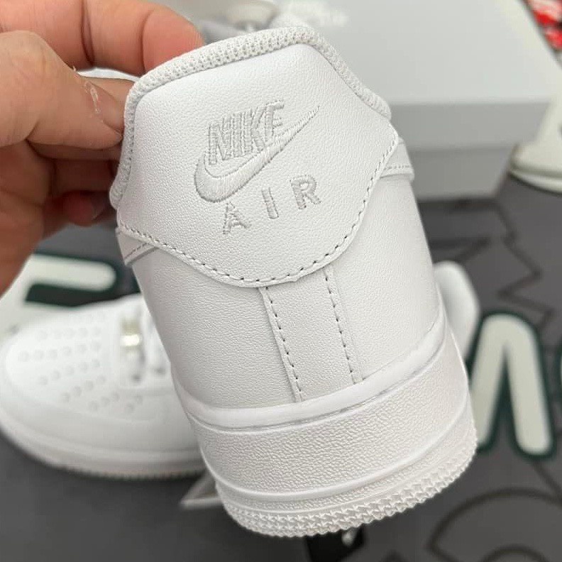Giày_nike trắng, _nike af1 air force 1 all white hàng cao cấp, sneaker trắng basic quốc dân cực dễ phối đồ BENSNEAKER