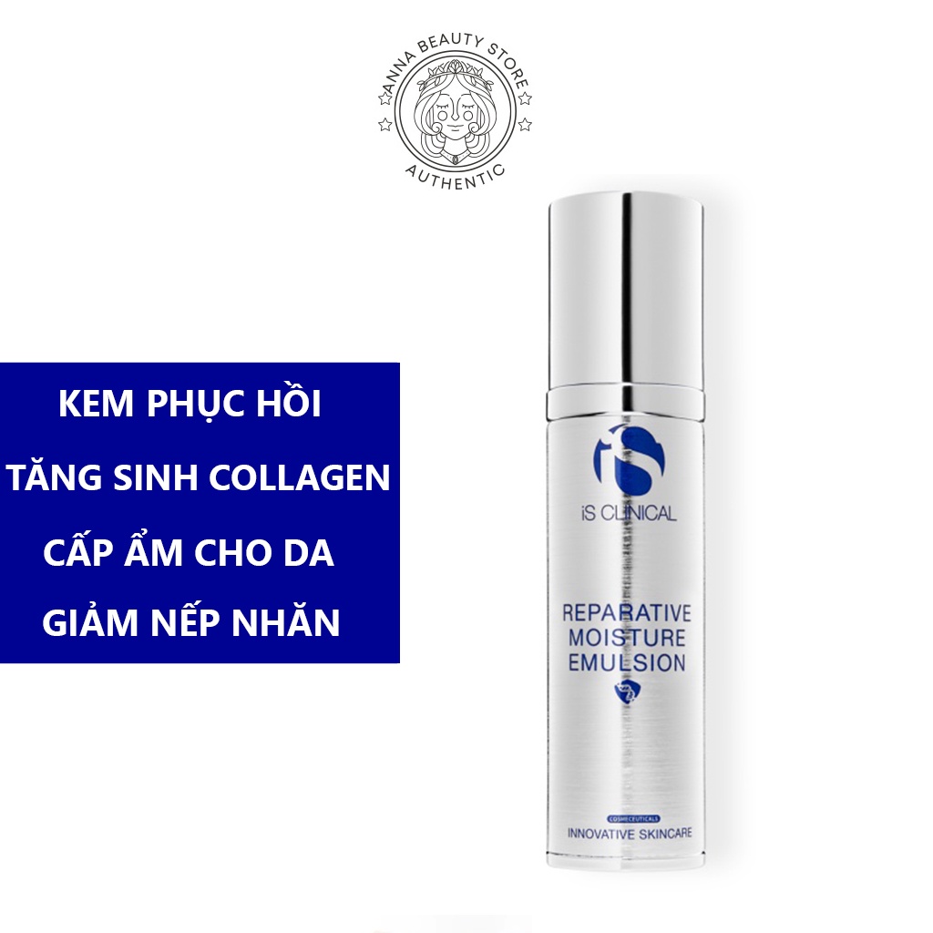 Kem Phục Hồi, Cấp Ẩm, Giảm Nếp Nhăn & Tăng Sinh Collagen - iS Clinical Reparative Moisture Emulsion (50g|240g)