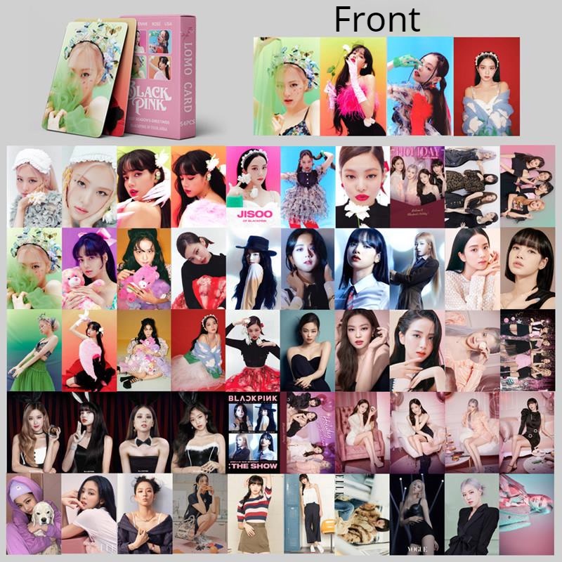Set 54 Tấm Ảnh Lomo Card Jennie Lisa Jisoo 2021 Blackpink Card Album
