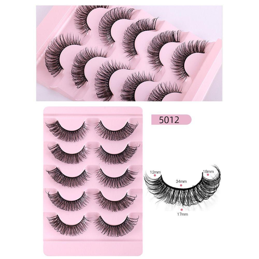 JUNE Lông Mi Giả Uốn Xoăn Trang Điểm