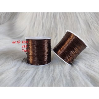 Cuộn chỉ nối tóc màu nâu