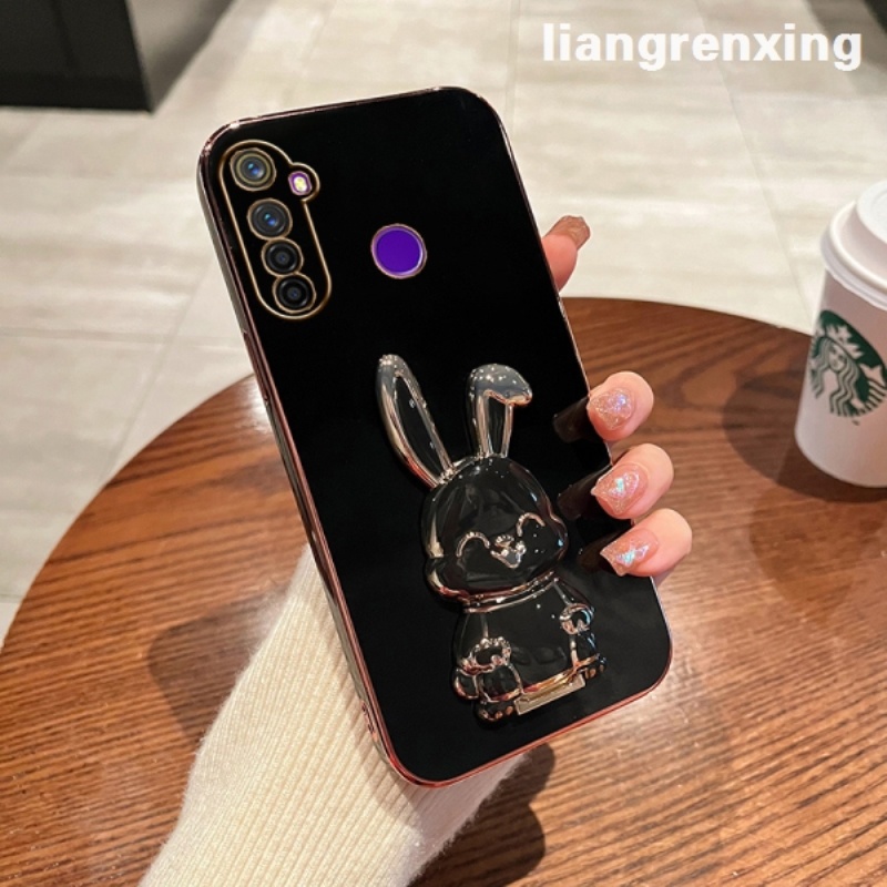 Ốp lưng realme 5 realme c3 realme 5i realme 6i realme 5 pro Ốp Điện Thoại Silicon Mềm Chống Sốc Mạ Điện DDTZZJ01 Cho realme 5 realme c3 realme 5i realme 6i realme 5 pro viền vuông cute
