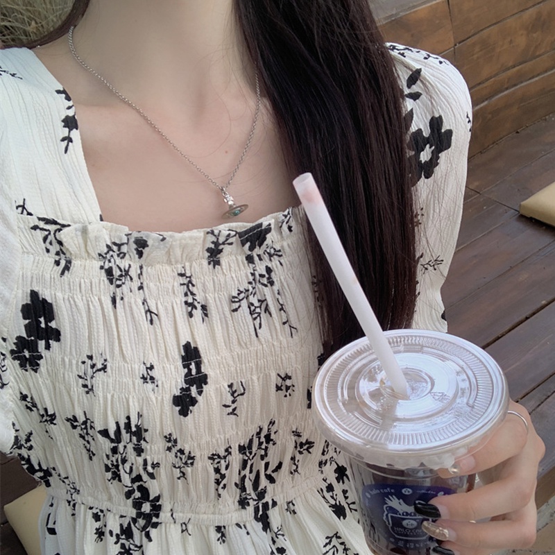 IELGY  Đầm Dáng Dài Thời Trang Ngọt Ngào Cao Cấp Cho Nữ