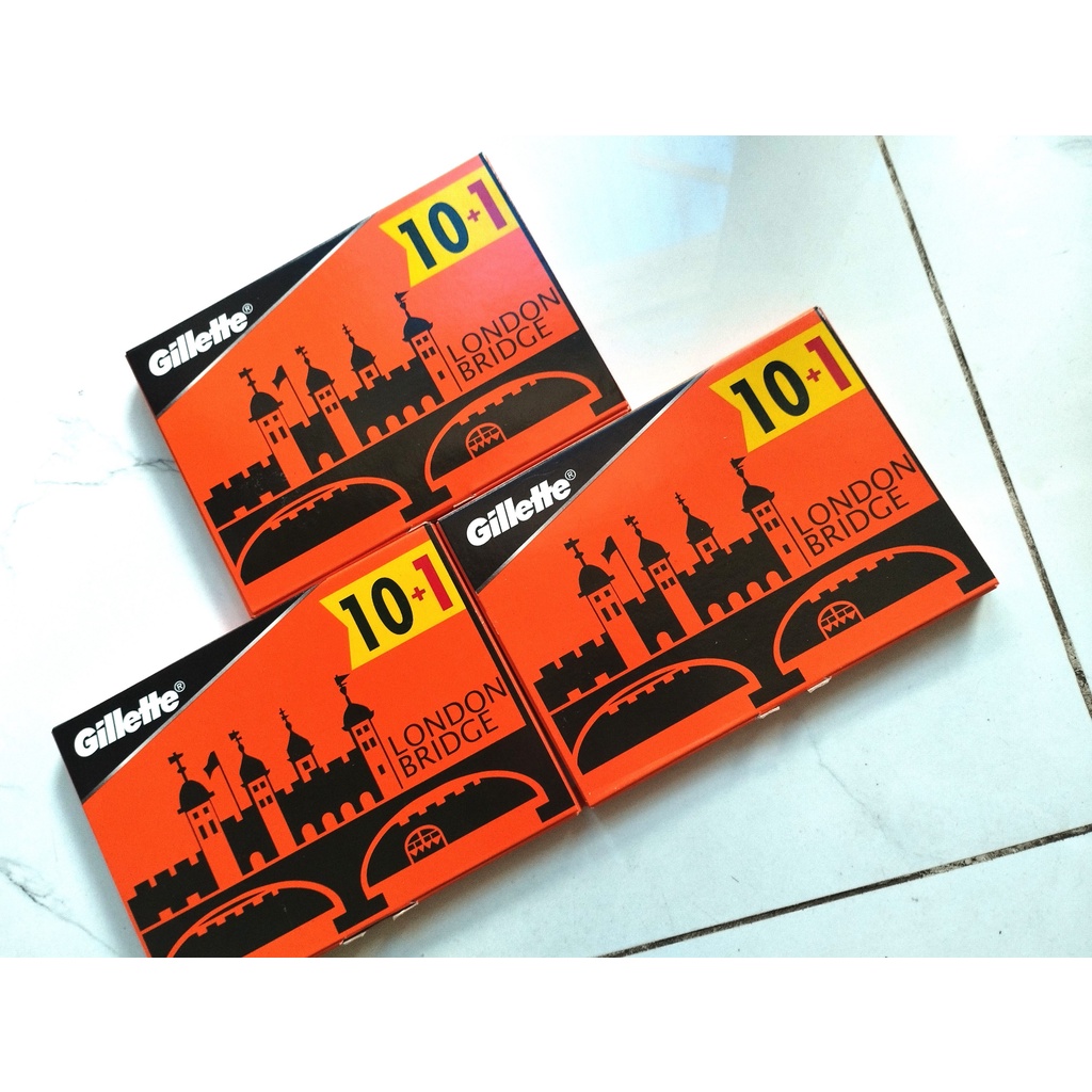 Vỉ 110 lưỡi lam Gillette London Bridge 10+1