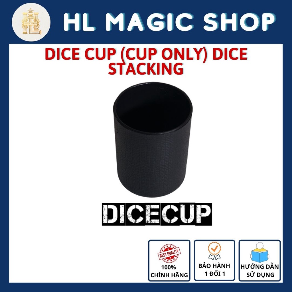 Phụ Kiện Ảo Thuật Dice Cup (Cup Only) Dice Stacking - Chính Hãng