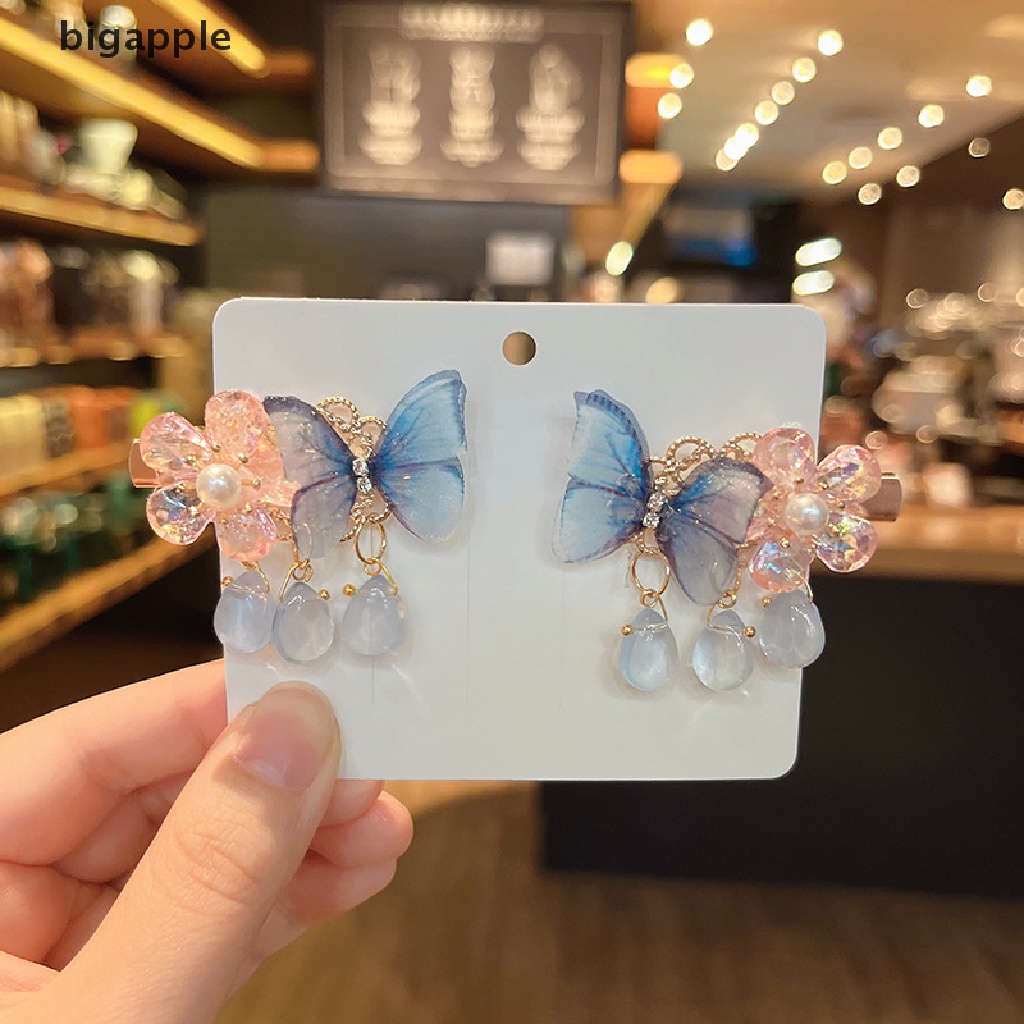 Bigapple 1 Cặp Trâm Cài Tóc Tua Rua Phong Cách Trung Hoa Cổ Điển Thủ Công RDG Dành Cho Bé Gái