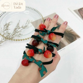 Cột tóc quả cherry nơ siêu dễ thương Tada shop