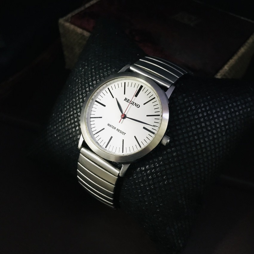 Đồng hồ nam Reguno Nhật Unisex dây chun