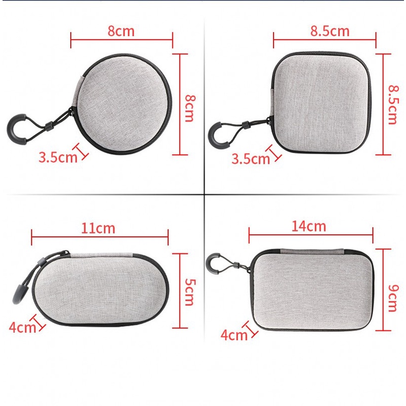 [Đặc trưng] Túi Đựng Dây Cáp Tai Nghe / Tiền Xu Mini Đa Năng