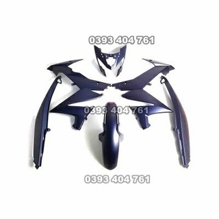 Yếm trái đen nhám - satria fi, raider fi