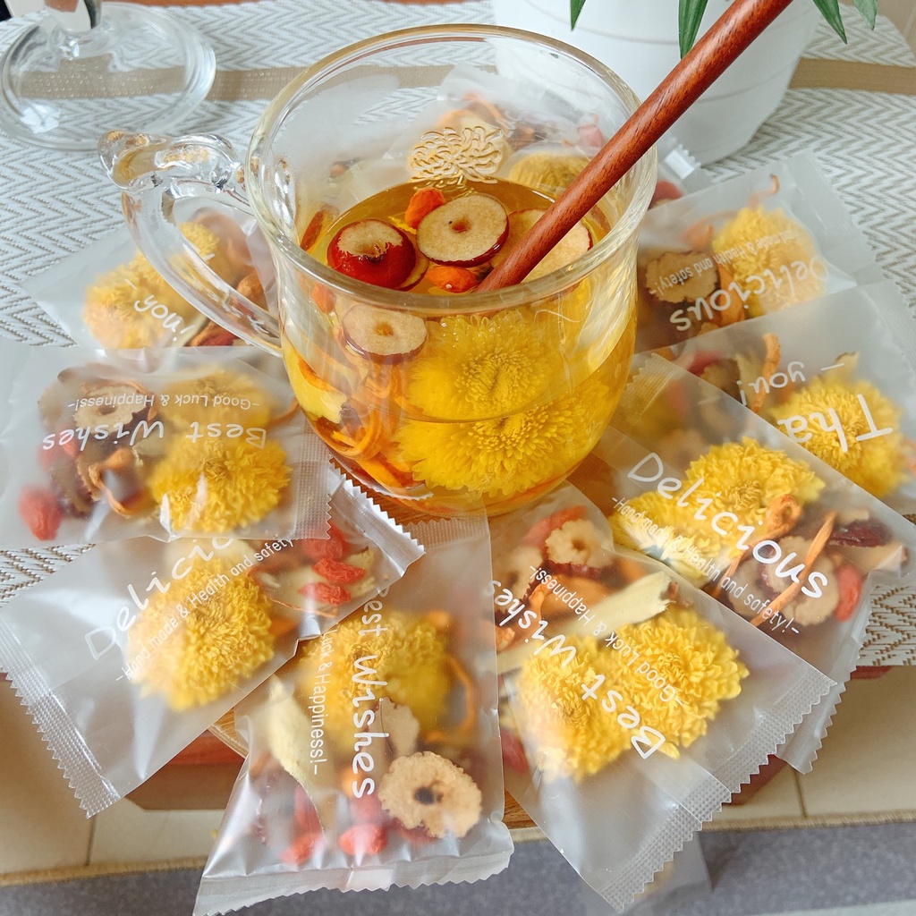 Trà đồng trùng hạ thảo, cam thảo, hoa cúc, ngủ ngon
