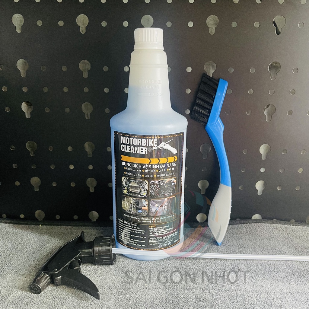 COMBO Xà bông rửa xe BZ + Tẩy rửa đa năng Motorbike Cleaner + Cọ Đa Năng, Bao Tay San Hô