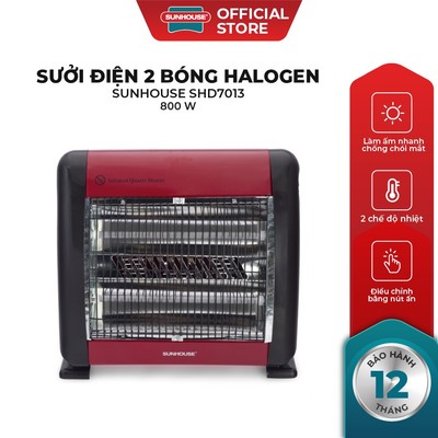 [Mã ELBSJBP03 giảm 12% đơn 500K] Sưởi điện hồng ngoại SUNHOUSE SHD7013