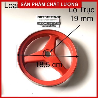 Puly đầu rửa xe chạy motor