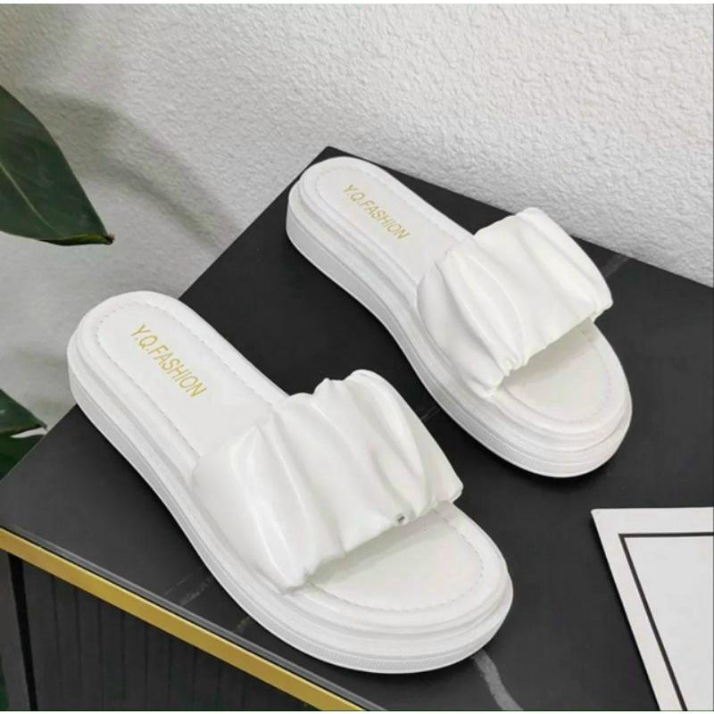 Dép bánh mì nhún - dép bánh mỳ nữ cao 3cm