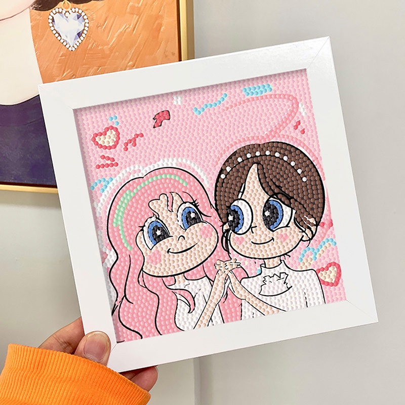 Bộ Tranh Đính Đá Tự Làm Họa Tiết Hoạt Hình Dễ Thương Trang Trí Nhà Cửa dreamdiary