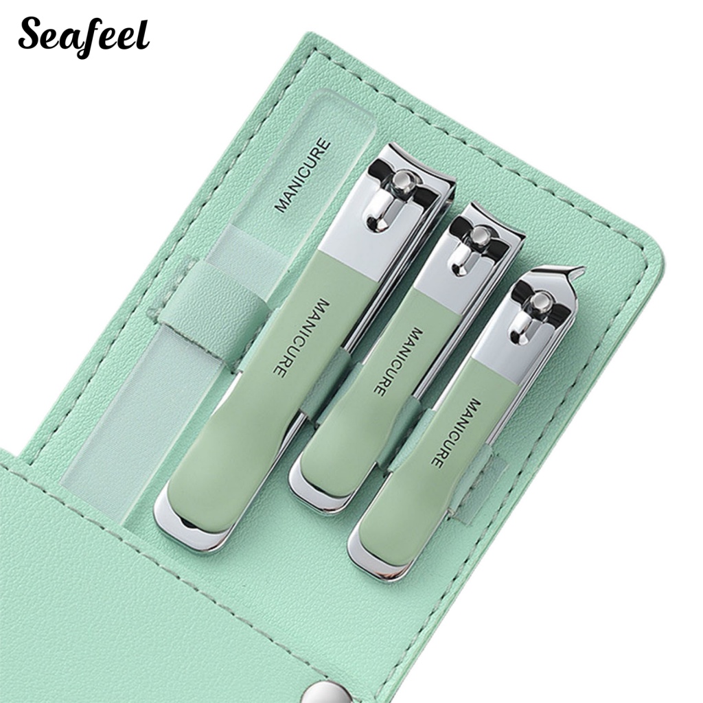 1 Bộ Dụng Cụ Cắt Móng Tay Bằng Thép Không Gỉ Chống Trượt