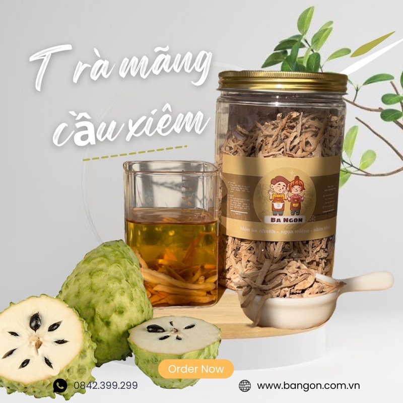 Trà mãng cầu xiêm đaklak - hàng loại A trắng thơm xuất khẩu