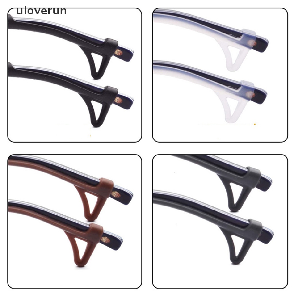 Set 5 Cặp Móc Tai Bằng Silicon Chống Trượt Cho Mắt Kính