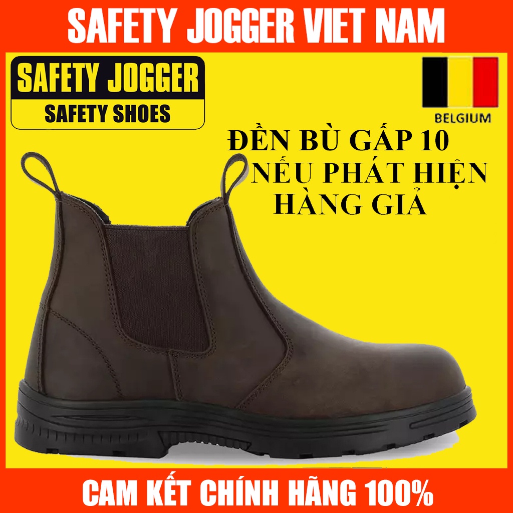 Giày Bảo Hộ Safety Jogger Jackman Cao Cổ Không Dây, Chống Thấm Nước