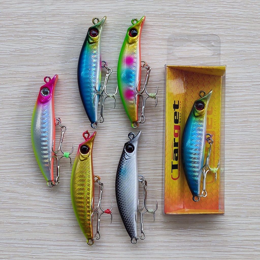 Mồi câu lure chẽm Target Ryu 75F 75mm 10g
