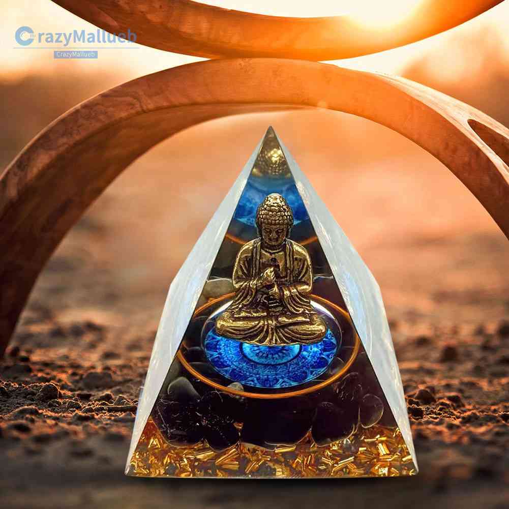 Kim Tự Tháp Bằng Pha Lê Tự Nhiên Giúp Thư Giãn Trang Trí Nhà Cửa / Văn Phòng