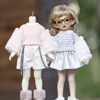 Bộ quần áo bông dễ thương cho búp bê tỉ lệ 1 / 6 1 / 61 / 6 30cm