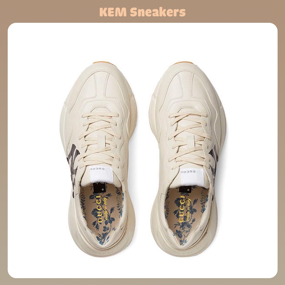 Giày Gucci Rhyton NY Yankess, Sneaker GC Chunky Tăng Chiều Cao 5cm Size 36-42