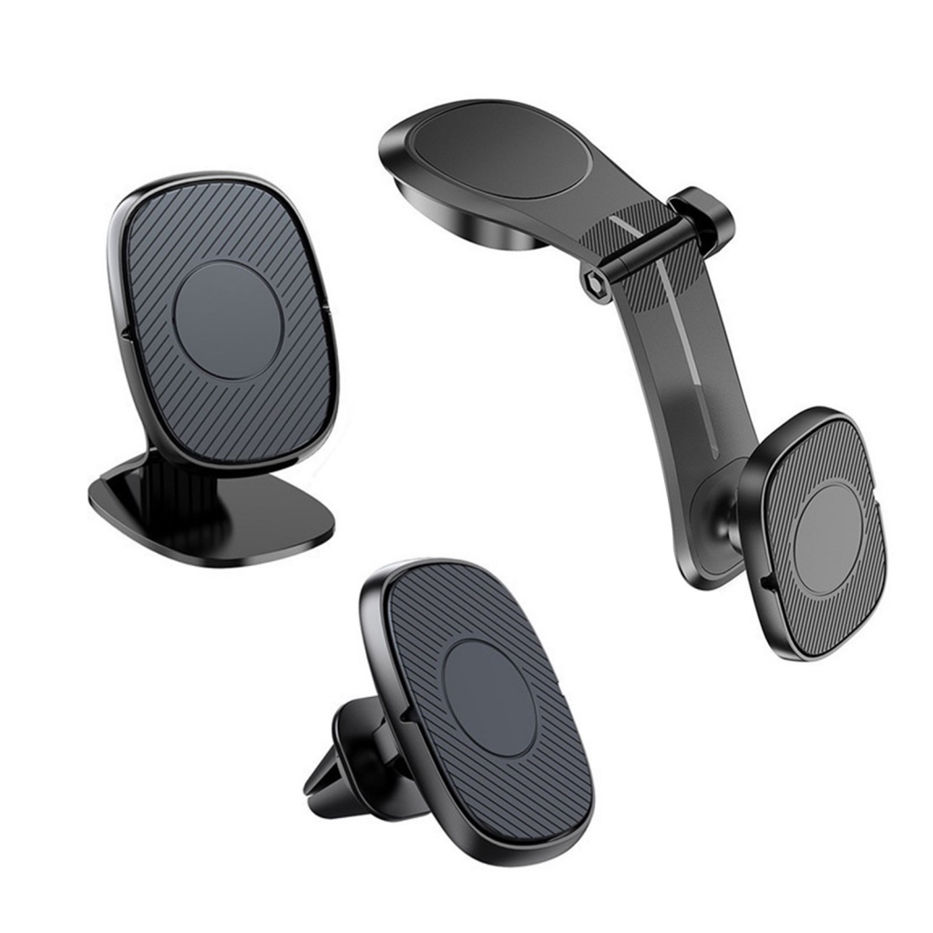 Giá Đỡ Điện Thoại Bằng Kim Loại Chống Trượt Chống Sốc Có Thể Điều Chỉnh Xoay 360 Độ Gắn Lỗ Thông Gió Xe Hơi