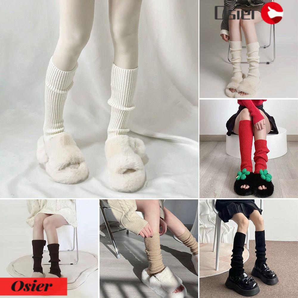 1 Đôi Tất Ống Chân Giữ Ấm Mùa Đông Thiết Kế Cao Tới Gối