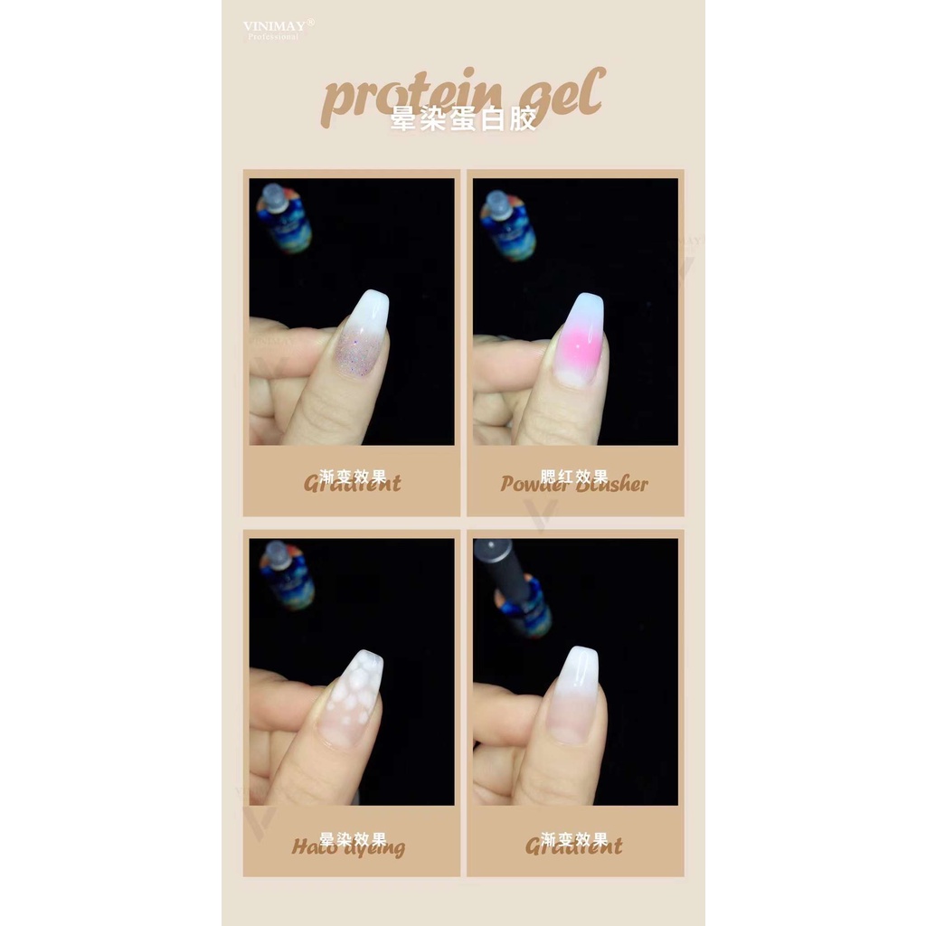 Sơn gel loang trắng Vinimay  - sơn gel móng - Sushi nail mi