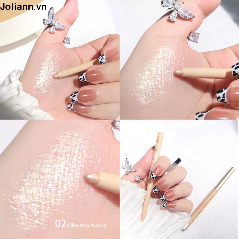 🎐Joliann🎐Bút  Phấn mắt Sweet Mint sáng màu trắng điểm nhũ ánh ngọc trai lâu trôi chống thấm nước