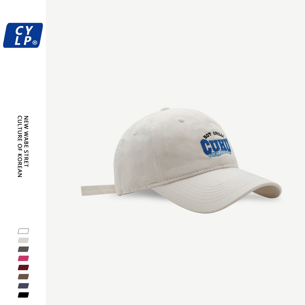 Mũ Lưỡi Trai Thêu Chữ Phong Cách Hàn Quốc Thời Trang Cho Cặp Đôi