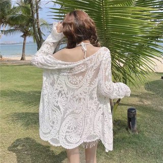 Áo choàng kimono đi biển mùa hè 2023 phong cách HQ