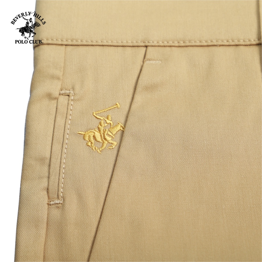 Beverly Hills Polo Club - Quần dài Nam Slim Fit BE BEIGE- BHPC QKSL22V013