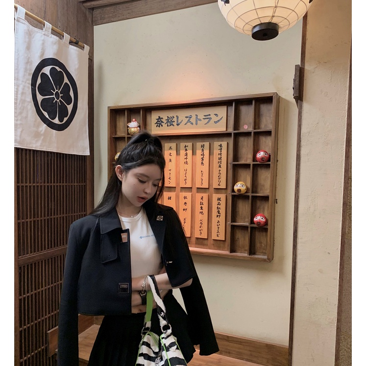 COZOK Áo Thun Ngắn Tay Dáng Ôm In Họa Tiết Thời Trang