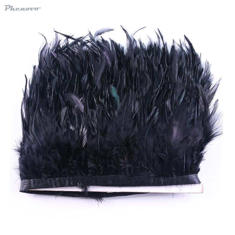 Cuộn Dây Lông Vũ Dài 1M Màu Đen Dùng Trang Trí Tiệc