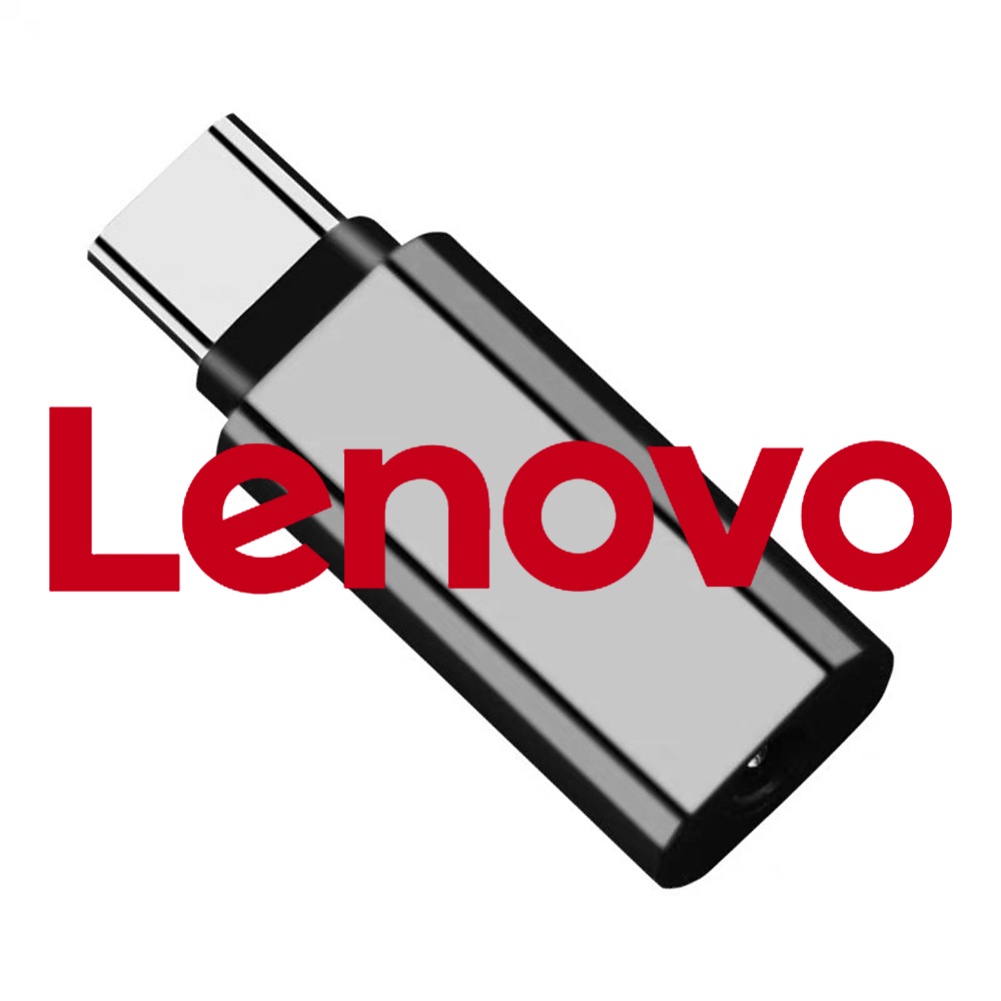 Đầu chuyển đổi âm thanh LENOVO cổng Type C sang 3.5mm thích hợp cho điện thoại