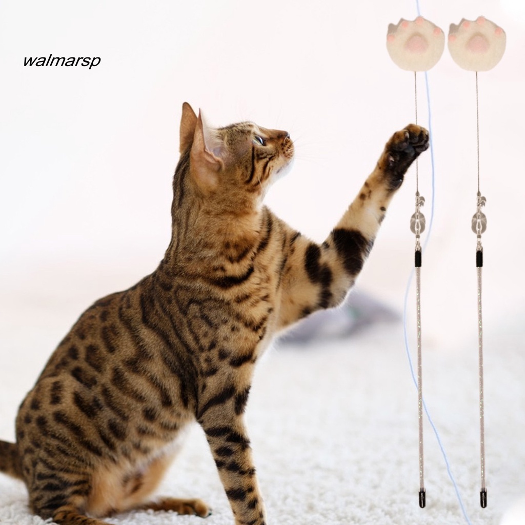 Đồ Chơi Bằng Vải Bông Chống Cào Hình Móng Mèo Có Chuông Dễ Thương Cho Mèo Cưng
