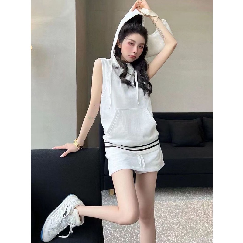 Set Đồ Thể Thao Hai Món Phong Cách Thời Trang Phương Tây Thời Trang Mùa Hè 2022