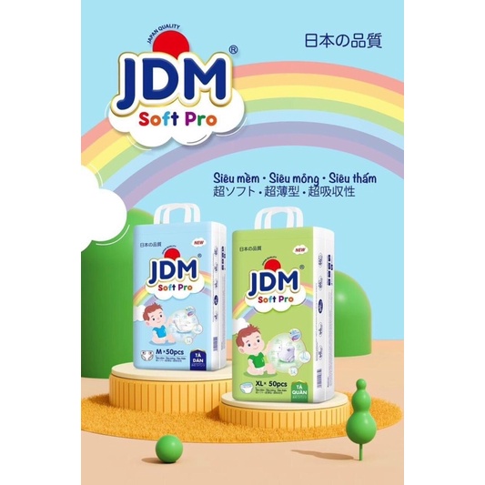 Bỉm quần JDM combo M100/L100/XL100/XXL100.