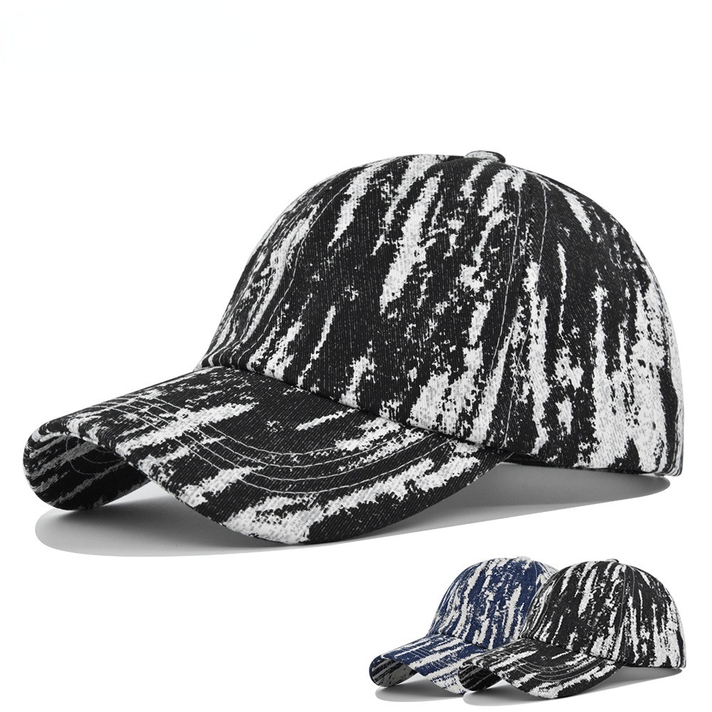 LINJW Mũ Lưỡi Trai Thêu Chữ Phong Cách Retro Thời Trang Cho Nam Nữ