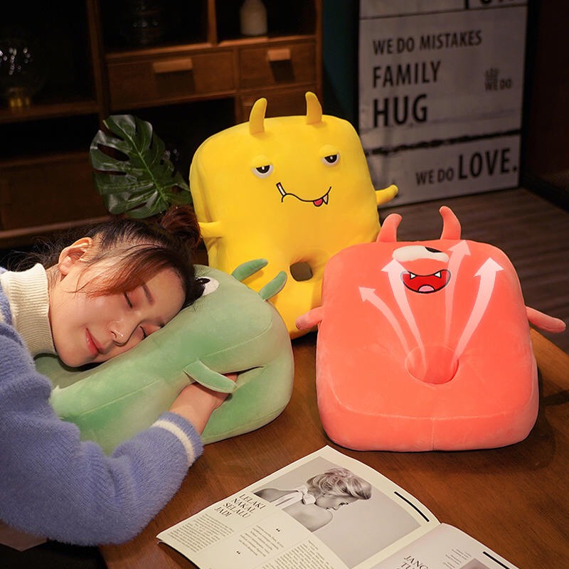 Gối ngủ úp mặt thông hơi ANVIHOME có ủ tay siêu tiện lợi