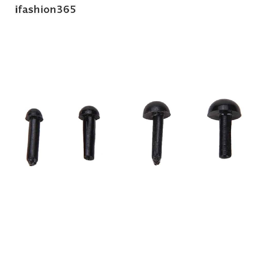 Set 100 Mắt Nhựa 4 Kích Cỡ Cho Búp Bê / Gấu / Thỏ DIY