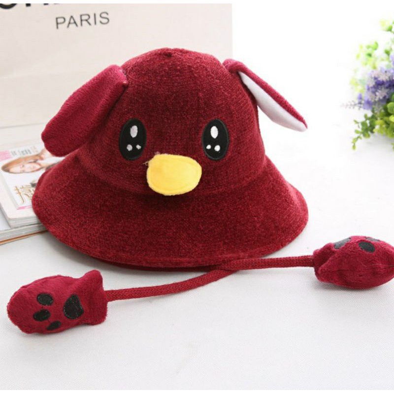 NÓN MŨ VỊT BÓP TAI KÊU CHIP CHIP CHO BÉ