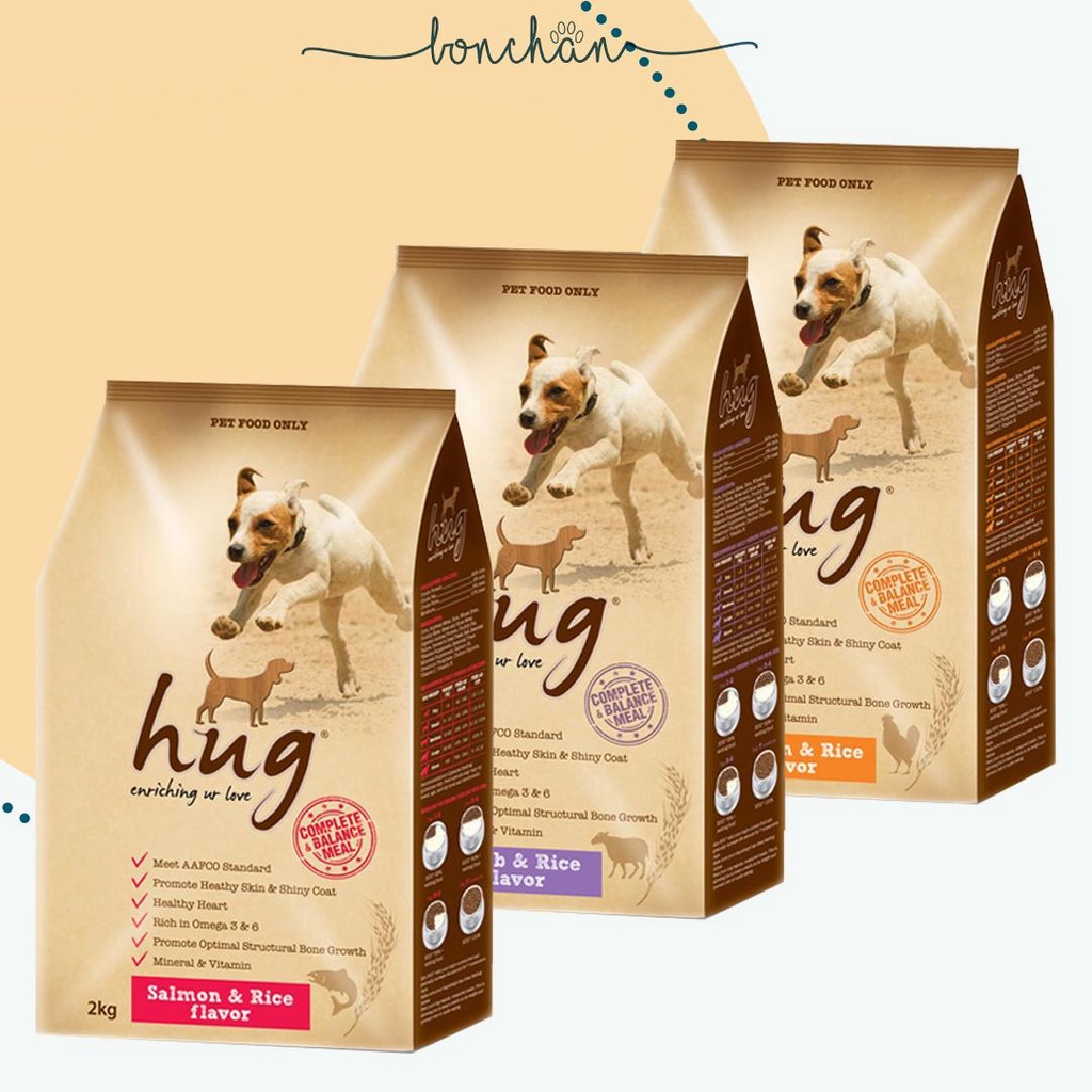 Hạt Hug cho chó con và trưởng thành nhiều vị bốn chân pet  Bonchan.petstore