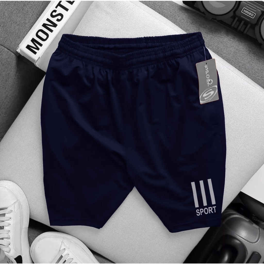 Quần Đùi Nam Mặc Nhà Sport Thể Thao Nam 2023 Cao Cấp Vải Siêu Mềm Mịn Co Giãn tốt form năng động shop thể thao Kute